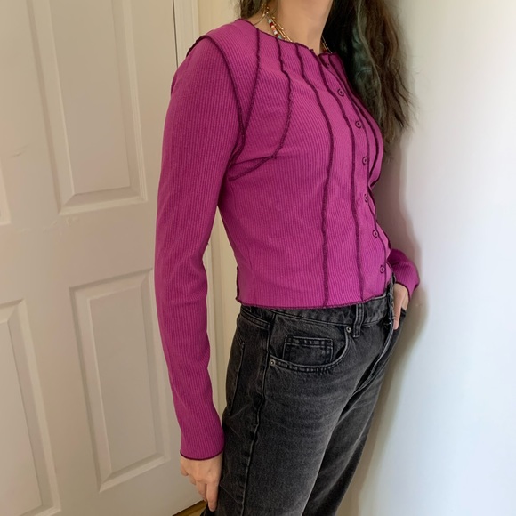 NWT Urban Outfitters Button Down Top - Picture 2 of 4